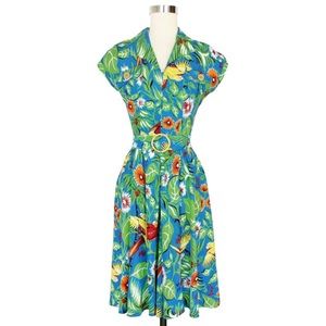 Trashy Diva Jungle Parrots 30s sports dress